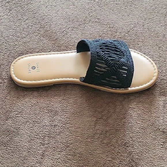 NWT SHADE & SHORE Tan Sandals - Picture 5 of 6